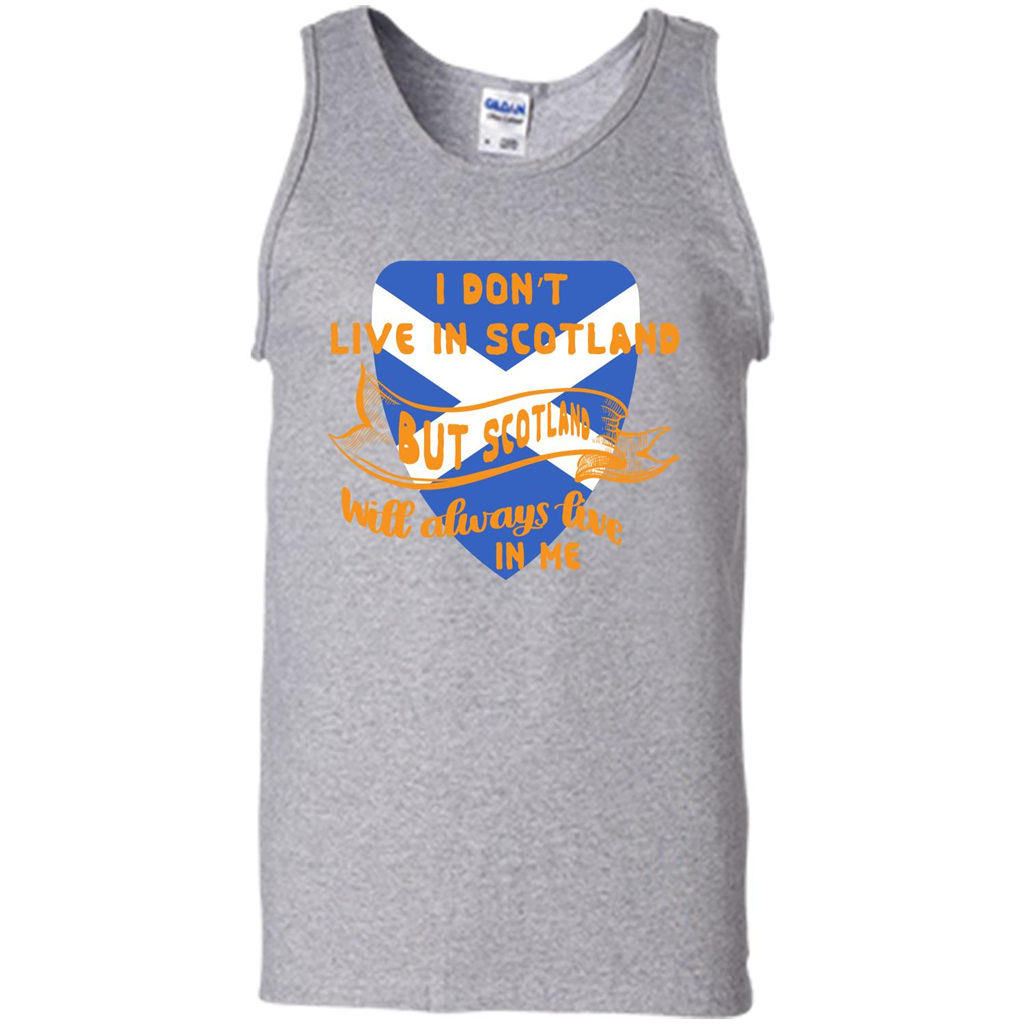 Scotland T-shirt Will Always Live In Me Sport Grey
