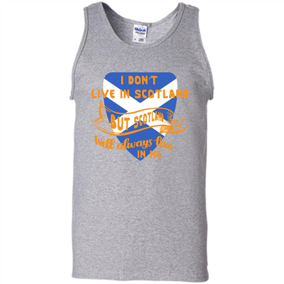 Scotland T-shirt Will Always Live In Me Sport Grey