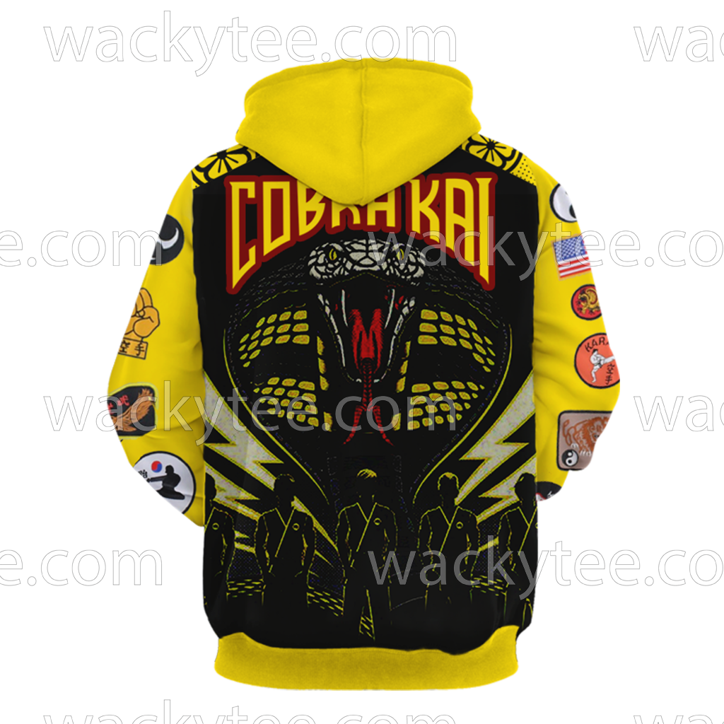 The Karate Kid Cobra Kai Logo 3D Hoodie
