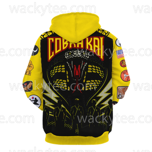 The Karate Kid Cobra Kai Logo 3D Hoodie