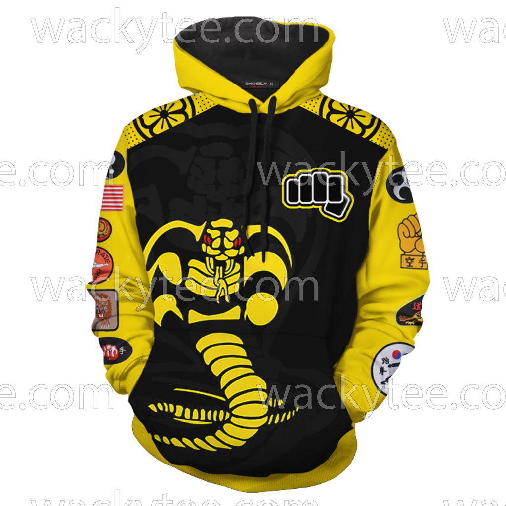 The Karate Kid Cobra Kai Logo 3D Hoodie