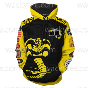 The Karate Kid Cobra Kai Logo 3D Hoodie