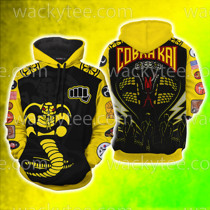 The Karate Kid Cobra Kai Logo 3D Hoodie Version 1
