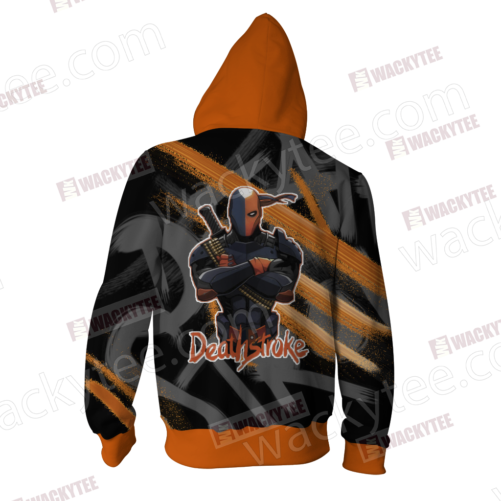 Deathstroke The Terminator Zip Up Hoodie