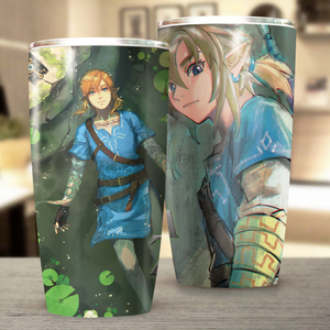 Link The Legend of Zelda Video Game Insulated Stainless Steel Tumbler 20oz / 30oz 20oz  