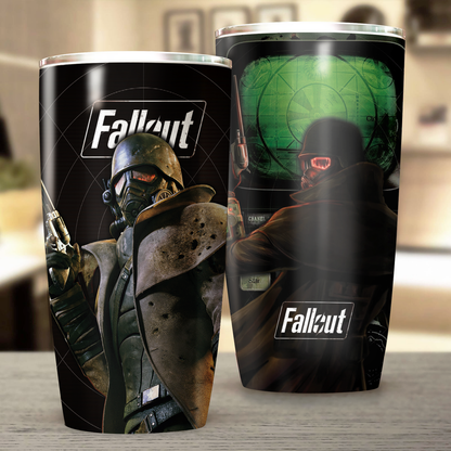 Fallout Video Game Insulated Stainless Steel Tumbler 20oz / 30oz 20oz