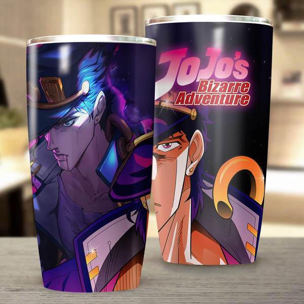 Handcrafted JoJo's Bizarre Adventure Inspired Anime on Manga Pages 20oz  Stainless Steel Tumbler 