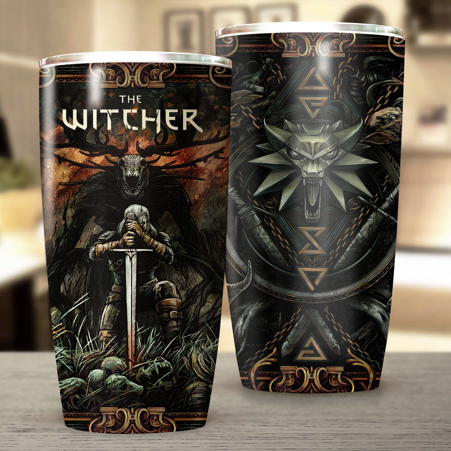 The Witcher Video Game Insulated Stainless Steel Tumbler 20oz / 30oz 20oz