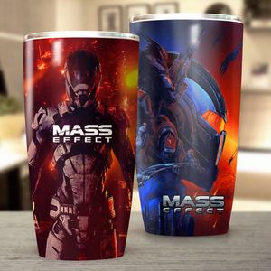 Mass Effect Video Game Insulated Stainless Steel Tumbler 20oz / 30oz 20oz  