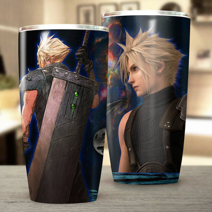 Final Fantasy VII Cloud Video Game Insulated Stainless Steel Tumbler 20oz / 30oz 20oz