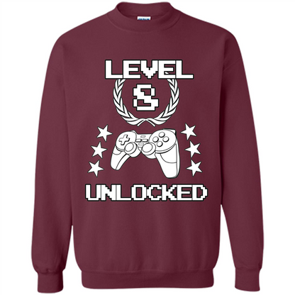 Video Game T-shirt Legendary Gamers 8th Unlocked T-shirt