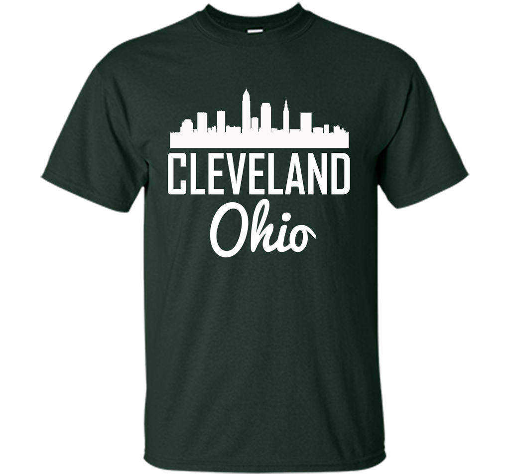 Cleveland Ohio T-shirt Forest Green