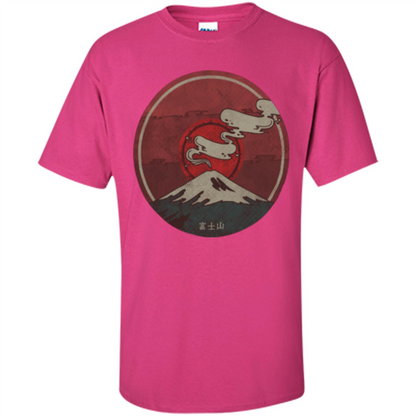 Mount Fuji T-shirt Heliconia