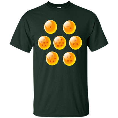 Seven Dragon Balls T-shirt Forest Green