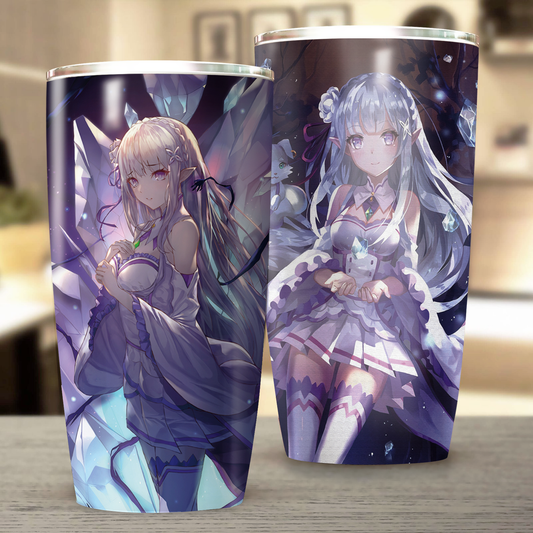Emilia Re:Zero Tumbler 20oz