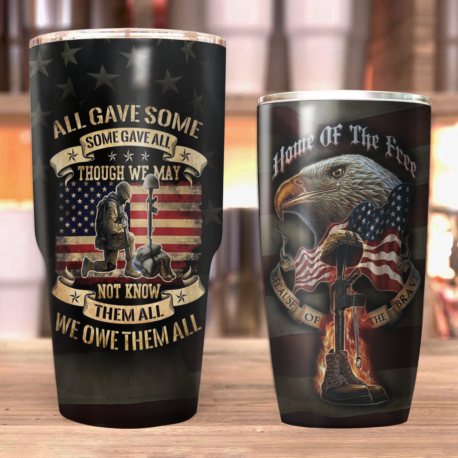 Veteran. All Gave Some Some Gave All Tumbler