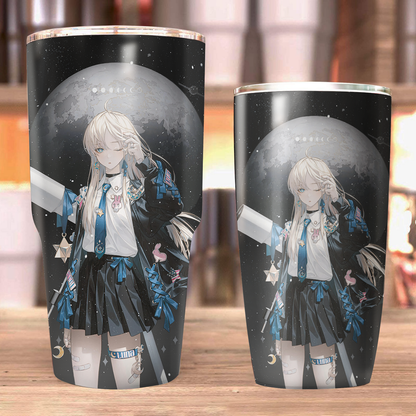 Luna Anime Girl Re:Zero Tumbler