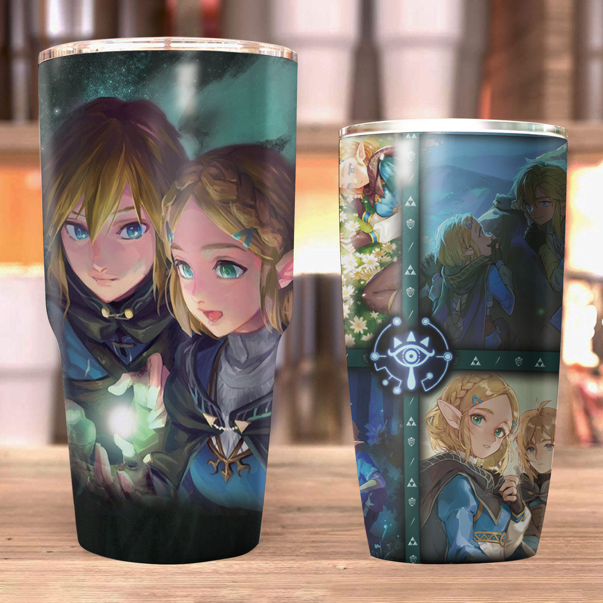Link and Zelda The Legend of Zelda Tumbler