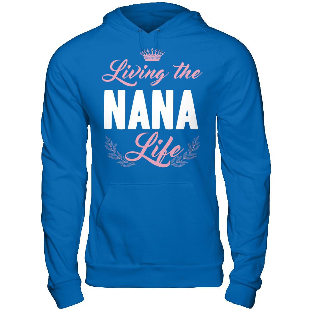 Living The Nana Life Gildan - Pullover Hoodie Royal