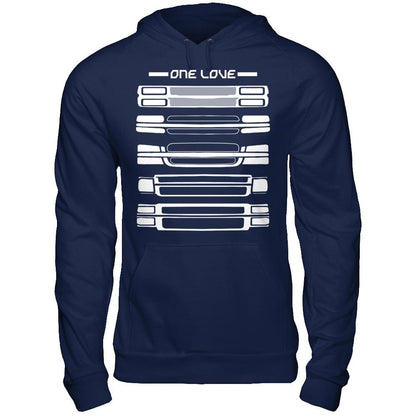 Car - One Love T-shirt Gildan - Pullover Hoodie Navy