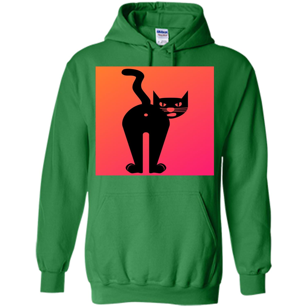 Cat Butt T-shirt Funny Cat Attitude T-shirt Irish Green