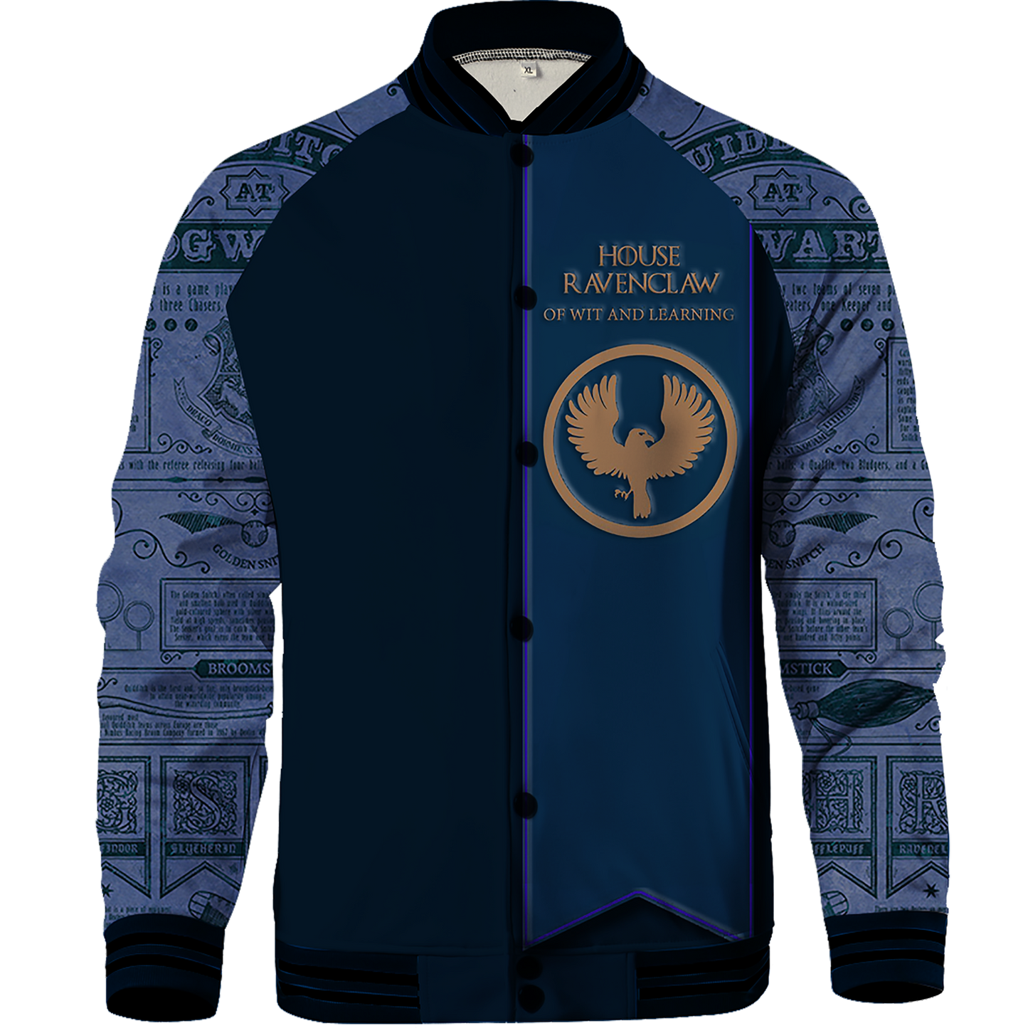 House Ravenclaw Of Wit And Learning Harry Potter Baseball Jacket