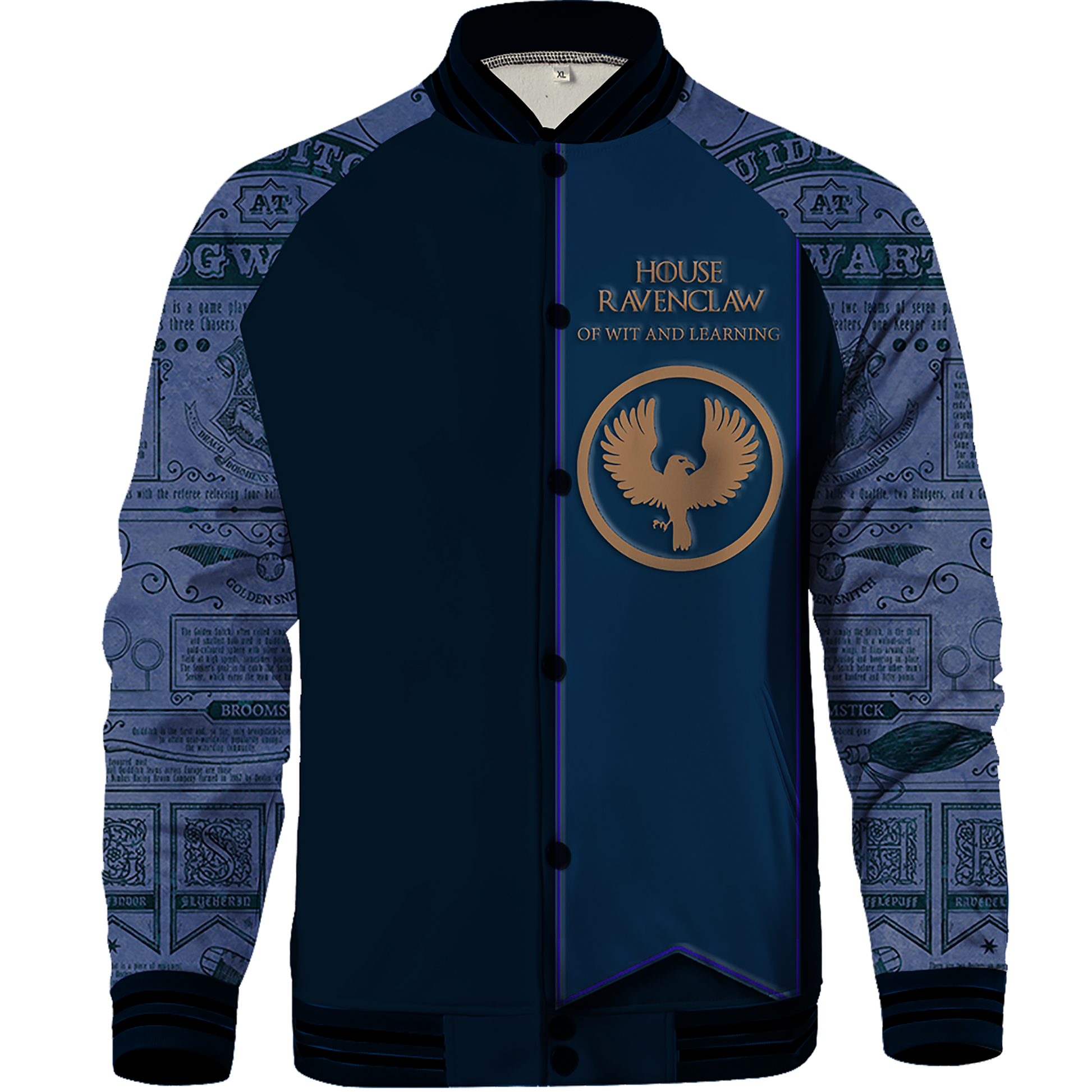 House Ravenclaw Of Wit And Learning Harry Potter Baseball Jacket