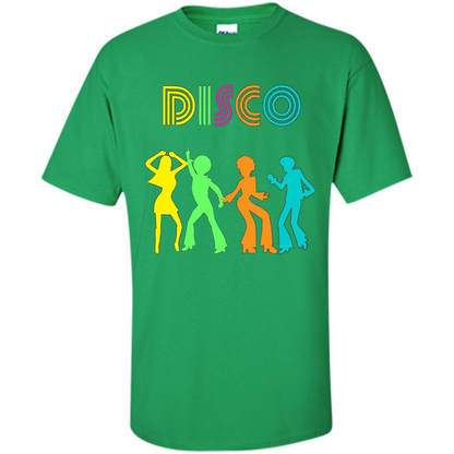 Disco Dancers Dancing Design T-shirt Irish Green