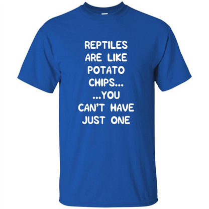 Reptile Funny Shirt Reptile Accessory T-shirt Royal