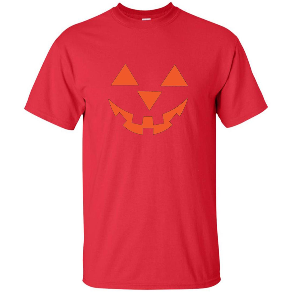 Pumpkin Head Jack O' Lantern Smiling Face Halloween T-shirt