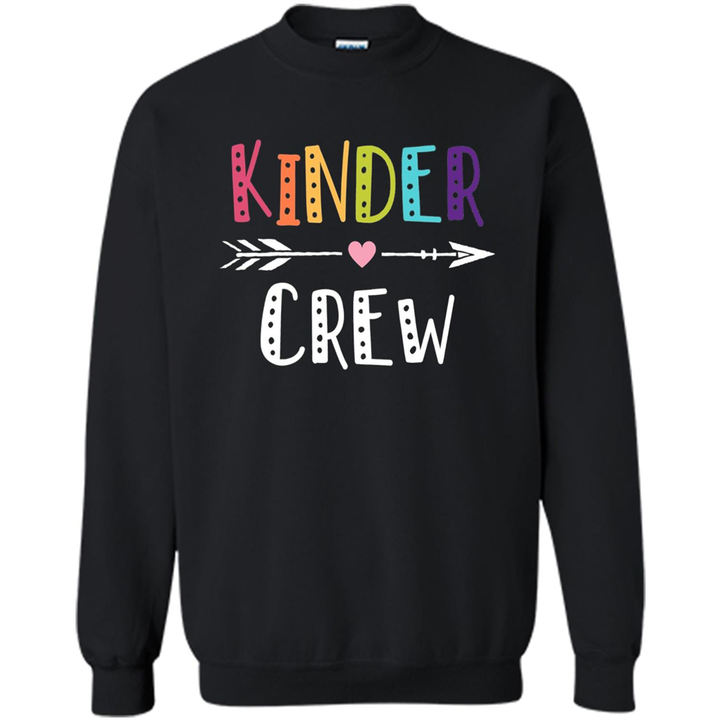 Kinder Crew Kindergarten Teacher T-Shirt School Day T-shirt Black