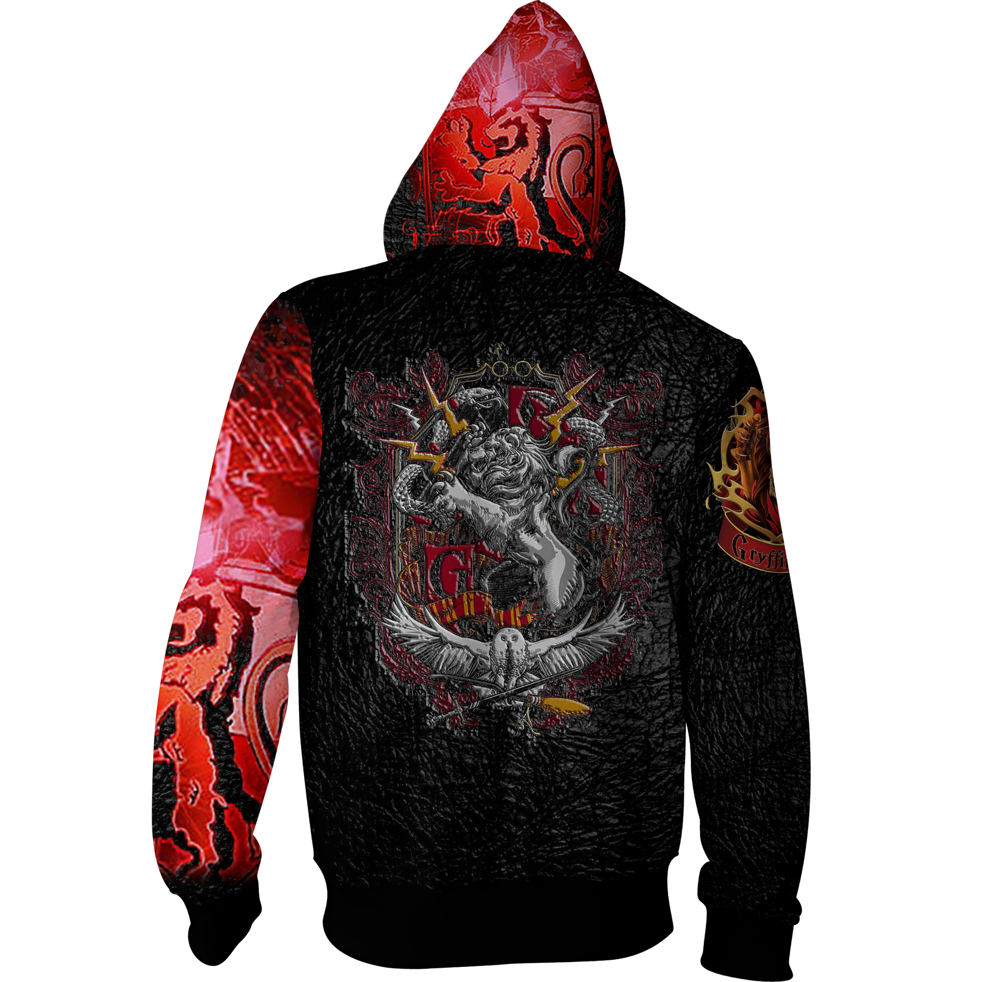 The Gryffindor Lion Harry Potter Zip Up Hoodie
