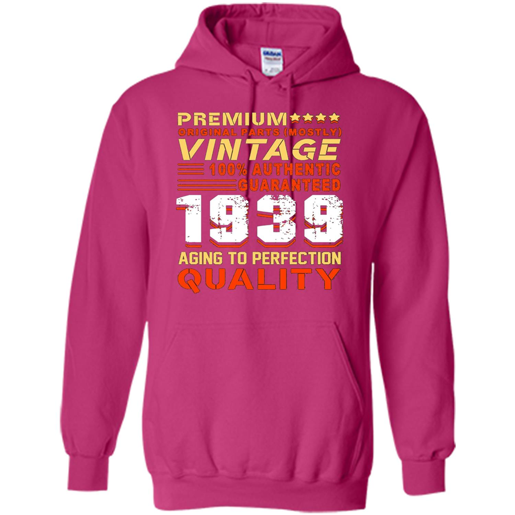 Funny Birthday T-shirt Vintage 1939 Heliconia