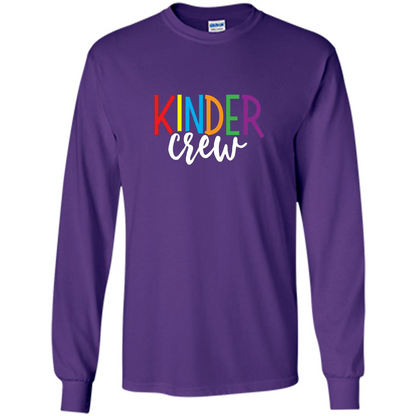 Cute Kindergarten Teacher Team T-Shirt Purple
