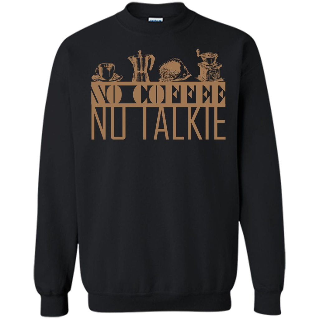 No Coffee No Talkie T-shirt Black