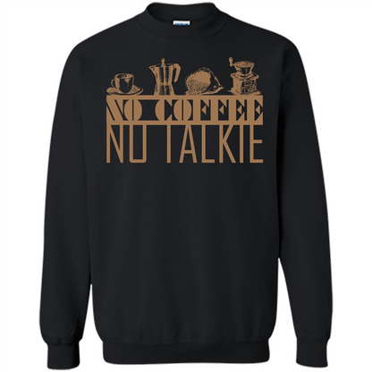 No Coffee No Talkie T-shirt Black