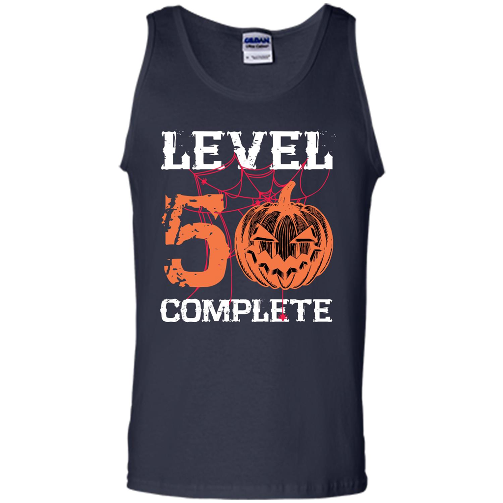Halloween T-shirt Level 50 Complete Navy