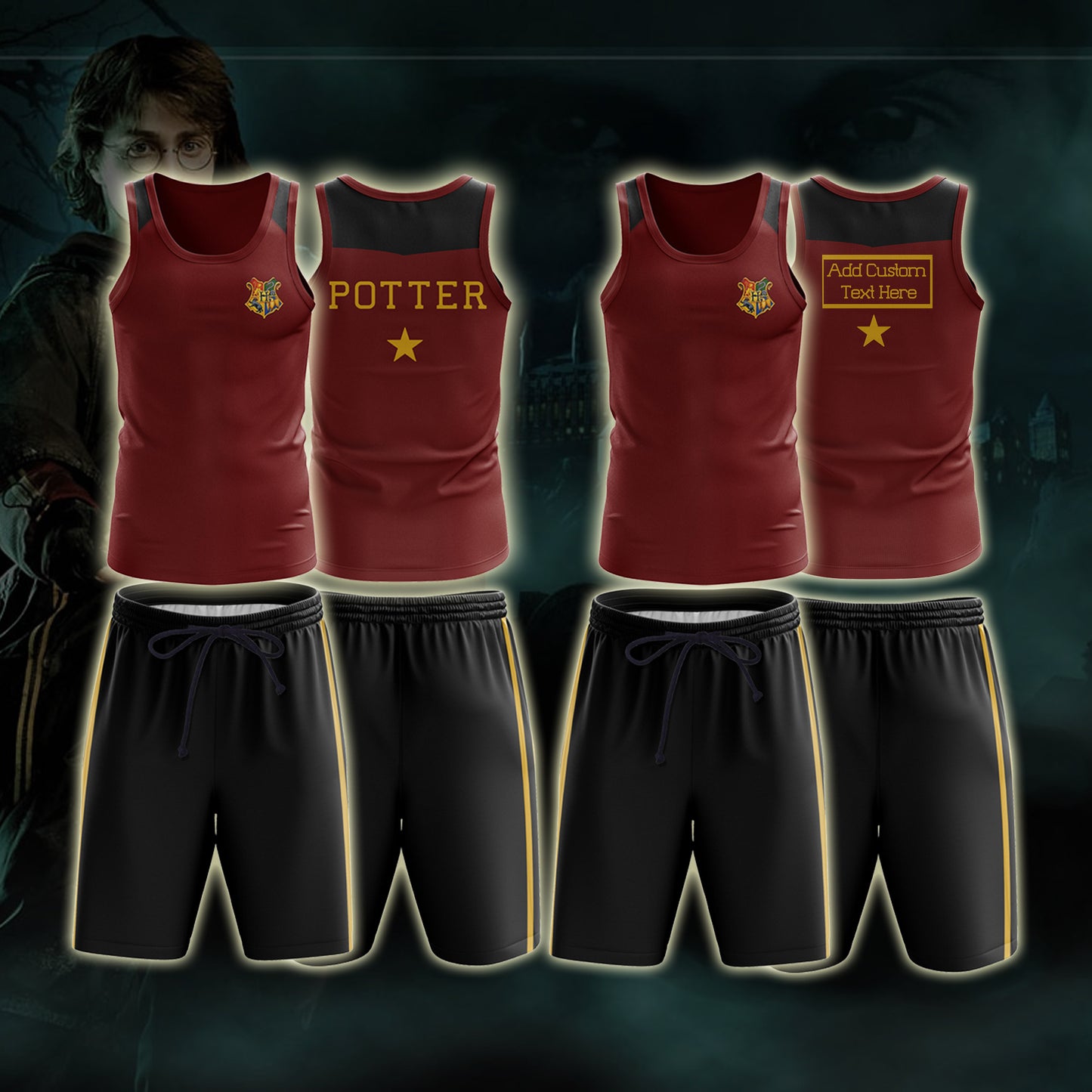 Harry Potter Triwizard Tournament (Potter) 3D Tank Top