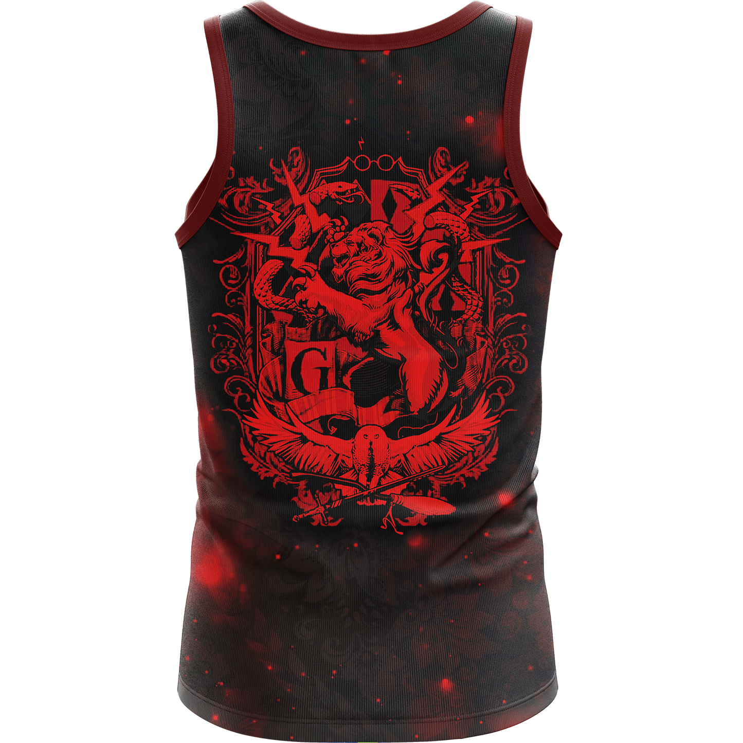 The Gryffindor Lion Harry Potter Version Galaxy 3D Tank Top