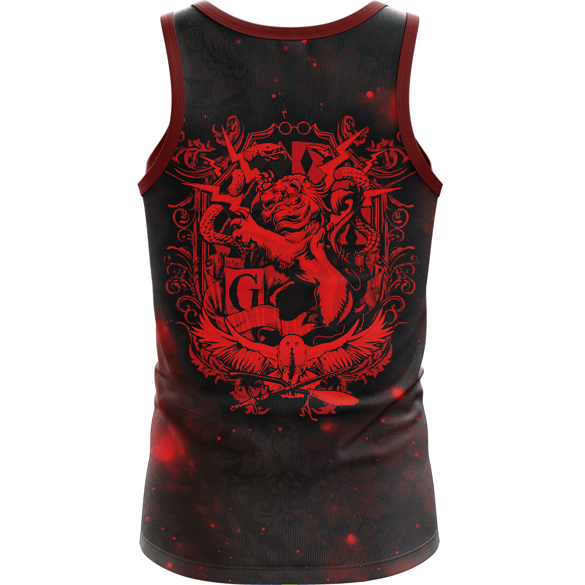 The Gryffindor Lion Harry Potter Version Galaxy 3D Tank Top