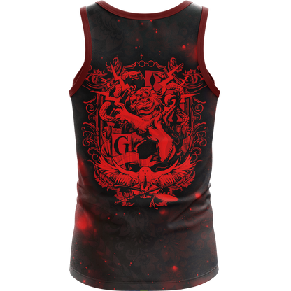 The Gryffindor Lion Harry Potter Version Galaxy 3D Tank Top