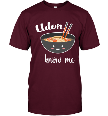 Udon Know Me Japanese Curry Shirt T-Shirt T-Shirt Maroon
