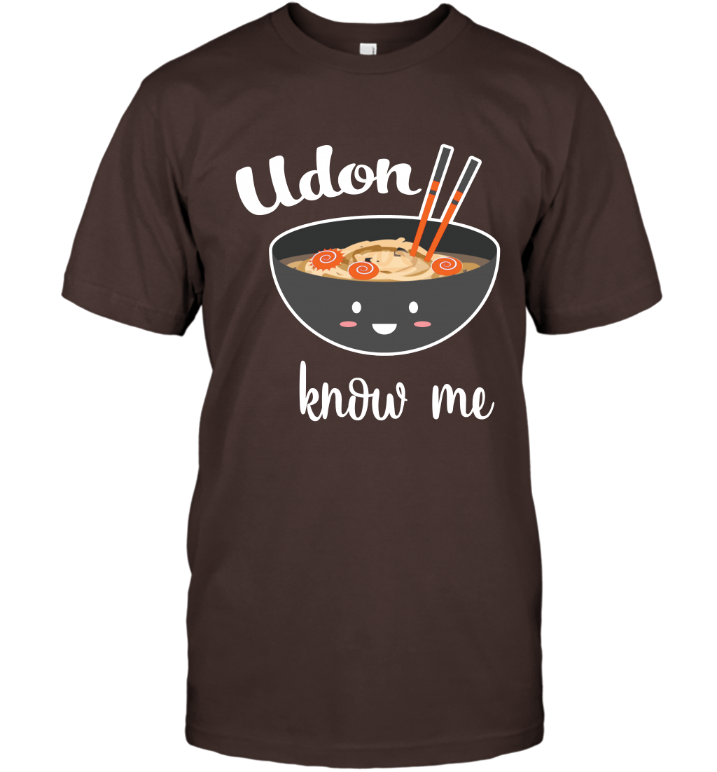 Udon Know Me Japanese Curry Shirt T-Shirt T-Shirt Dark Chocolate