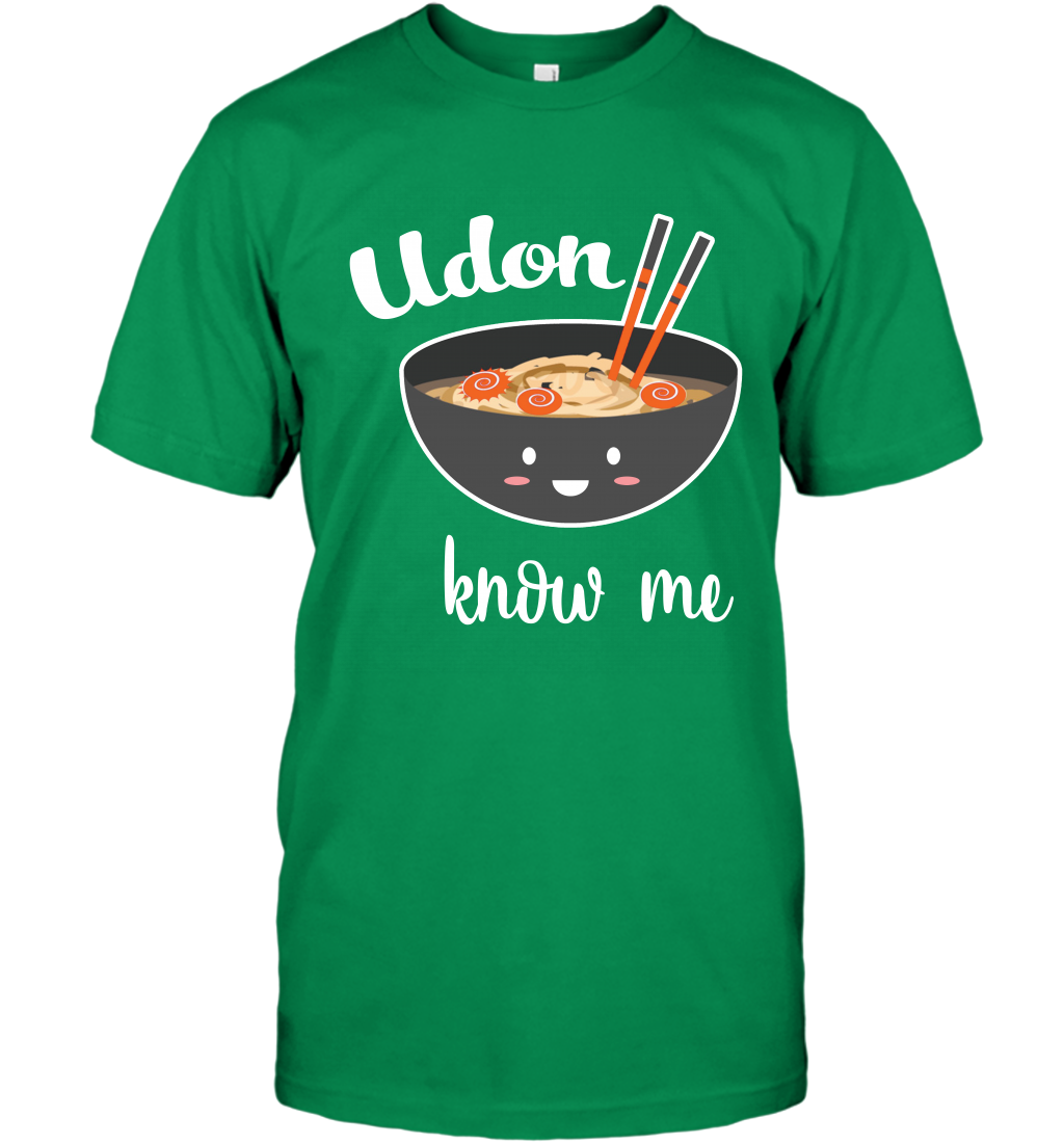 Udon Know Me Japanese Curry Shirt T-Shirt T-Shirt Irish Green