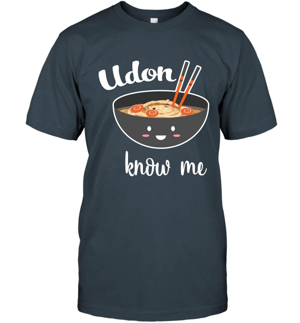 Udon Know Me Japanese Curry Shirt T-Shirt T-Shirt Charcoal
