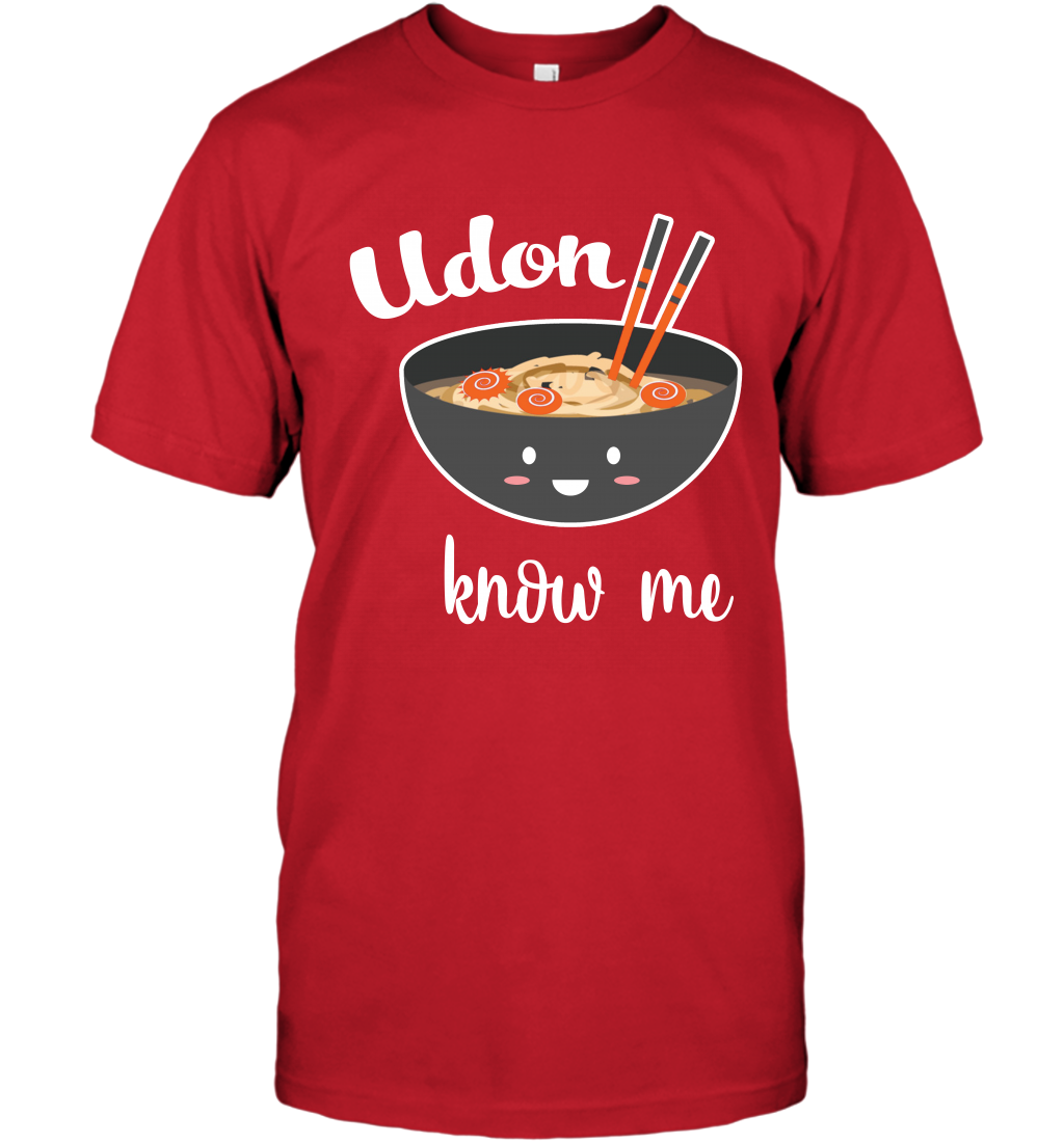 Udon Know Me Japanese Curry Shirt T-Shirt T-Shirt Red