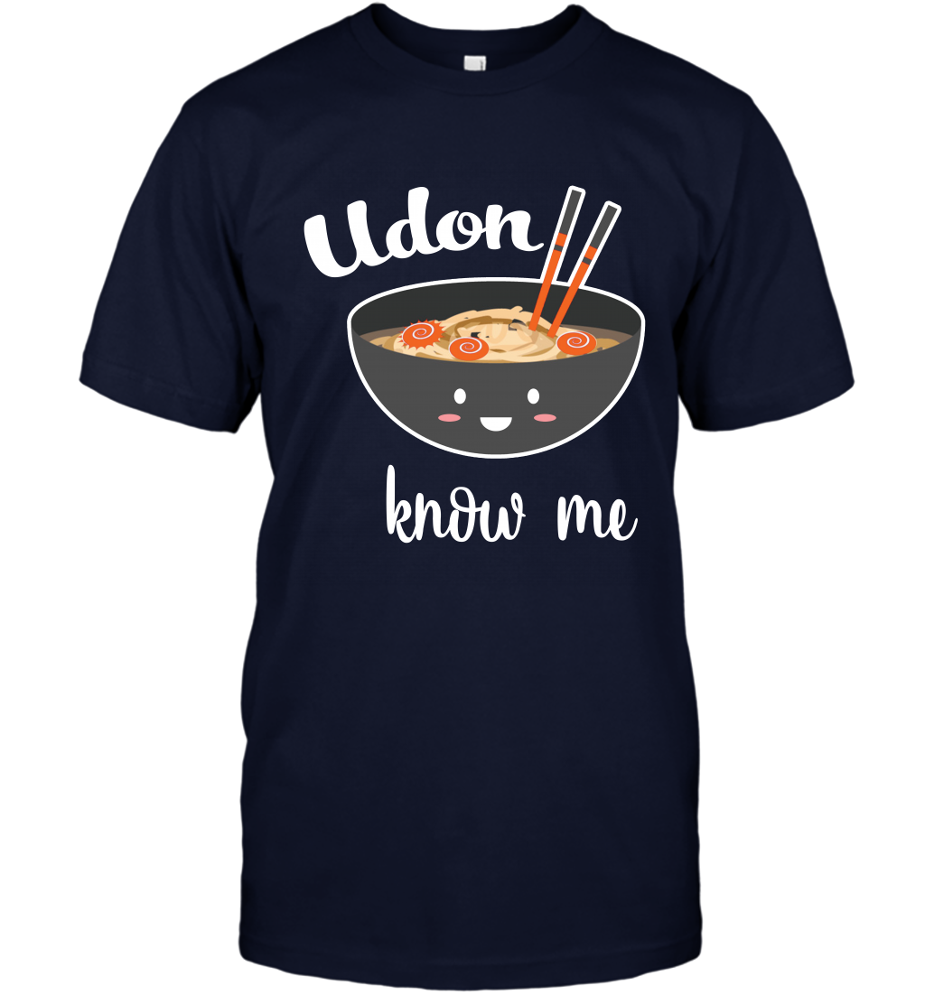 Udon Know Me Japanese Curry Shirt T-Shirt T-Shirt Navy
