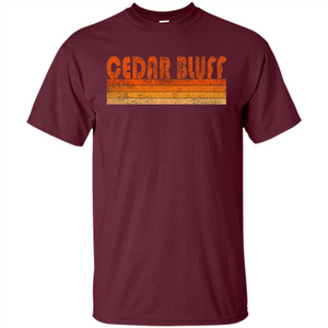 Vintage Retro Cedar Bluff Alabama T-shirt