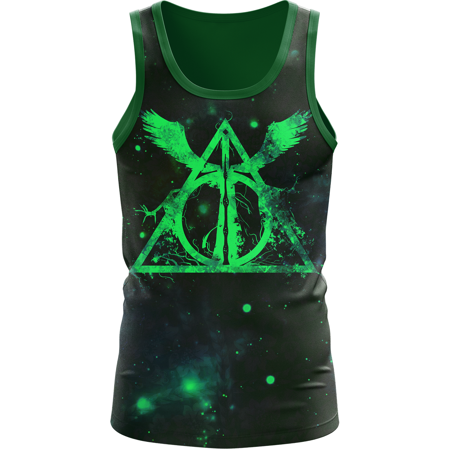 The Slytherin Snake Harry Potter Version Galaxy 3D Tank Top