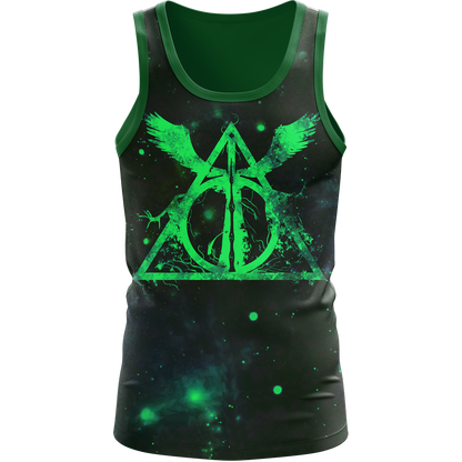 The Slytherin Snake Harry Potter Version Galaxy 3D Tank Top